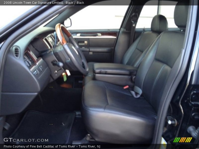 Black / Black 2008 Lincoln Town Car Signature Limited