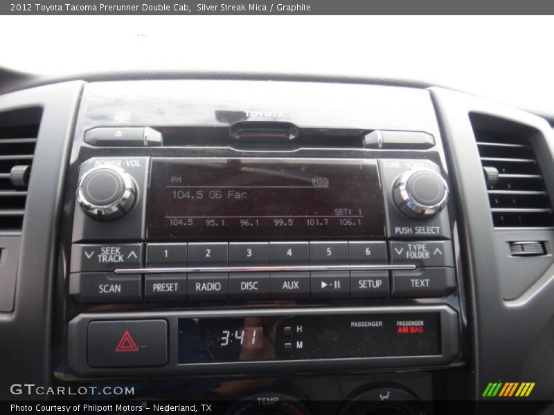 Silver Streak Mica / Graphite 2012 Toyota Tacoma Prerunner Double Cab