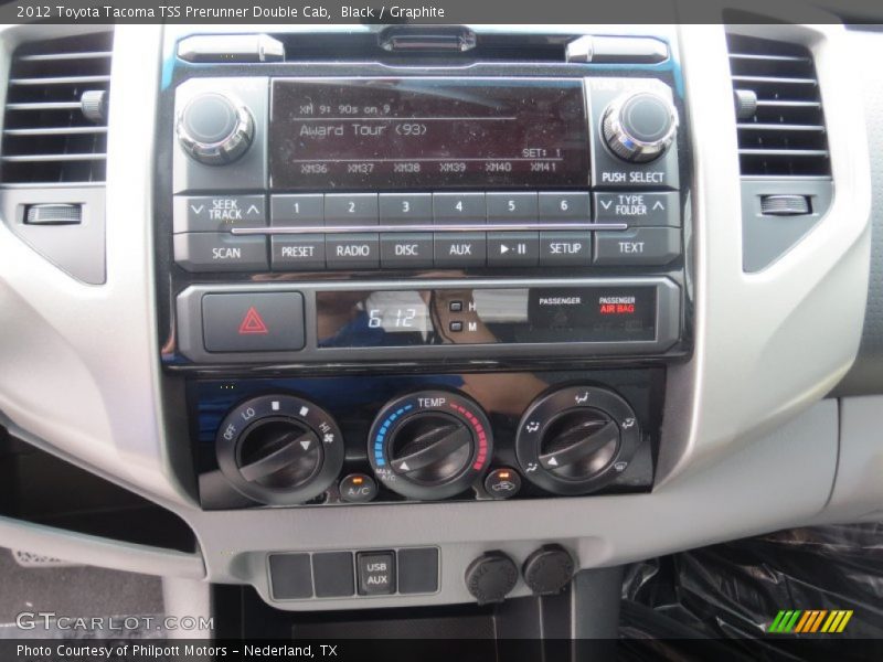 Black / Graphite 2012 Toyota Tacoma TSS Prerunner Double Cab