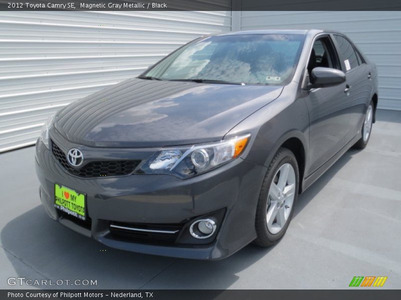 Magnetic Gray Metallic / Black 2012 Toyota Camry SE
