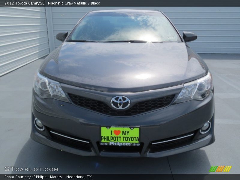 Magnetic Gray Metallic / Black 2012 Toyota Camry SE