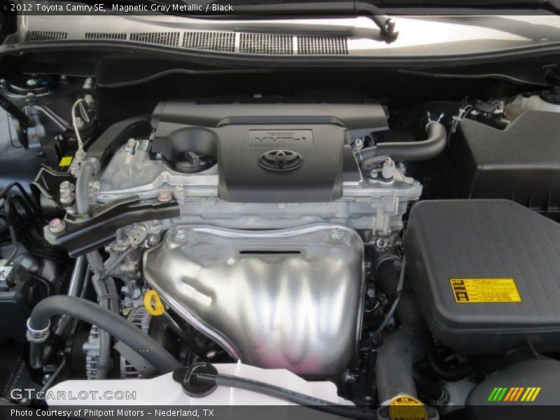 Magnetic Gray Metallic / Black 2012 Toyota Camry SE