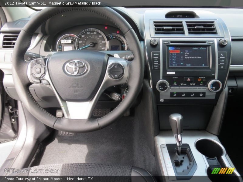 Magnetic Gray Metallic / Black 2012 Toyota Camry SE