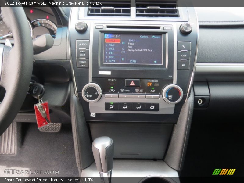 Magnetic Gray Metallic / Black 2012 Toyota Camry SE