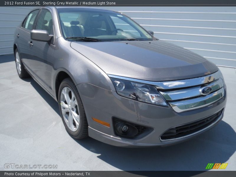 Sterling Grey Metallic / Medium Light Stone 2012 Ford Fusion SE