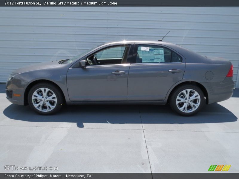 Sterling Grey Metallic / Medium Light Stone 2012 Ford Fusion SE