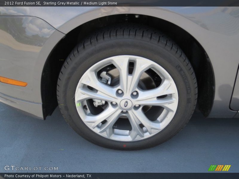Sterling Grey Metallic / Medium Light Stone 2012 Ford Fusion SE