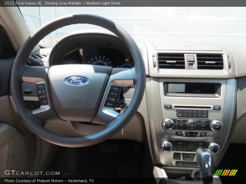 Sterling Grey Metallic / Medium Light Stone 2012 Ford Fusion SE