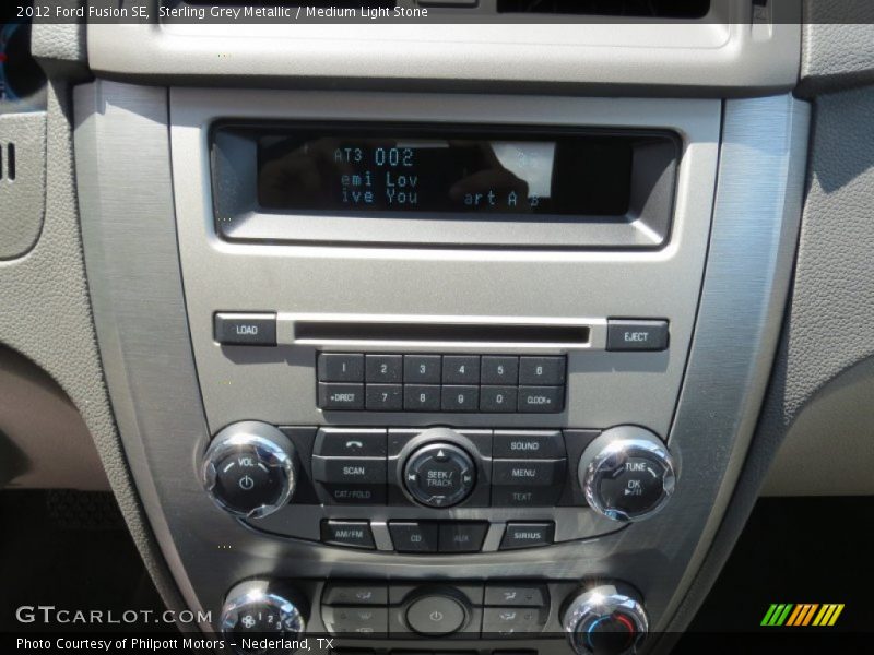 Sterling Grey Metallic / Medium Light Stone 2012 Ford Fusion SE