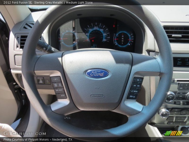 Sterling Grey Metallic / Medium Light Stone 2012 Ford Fusion SE