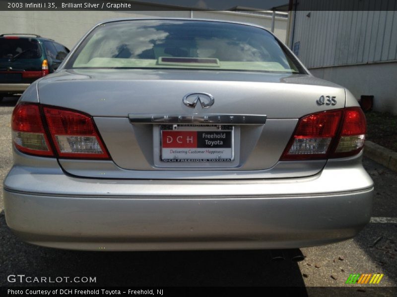 Brilliant Silver / Graphite 2003 Infiniti I 35