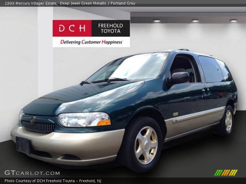 Deep Jewel Green Metallic / Portland Grey 1999 Mercury Villager Estate