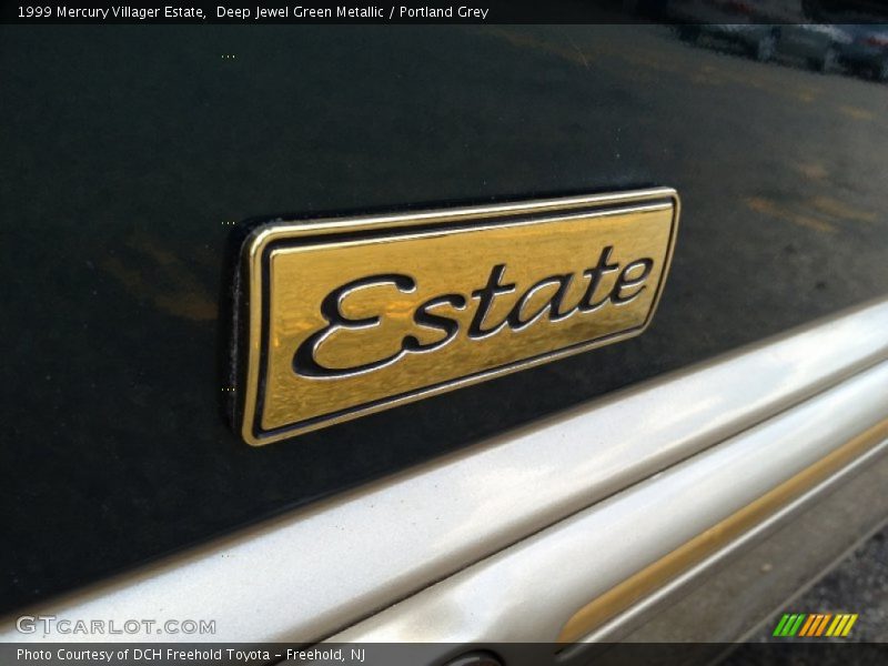 Deep Jewel Green Metallic / Portland Grey 1999 Mercury Villager Estate