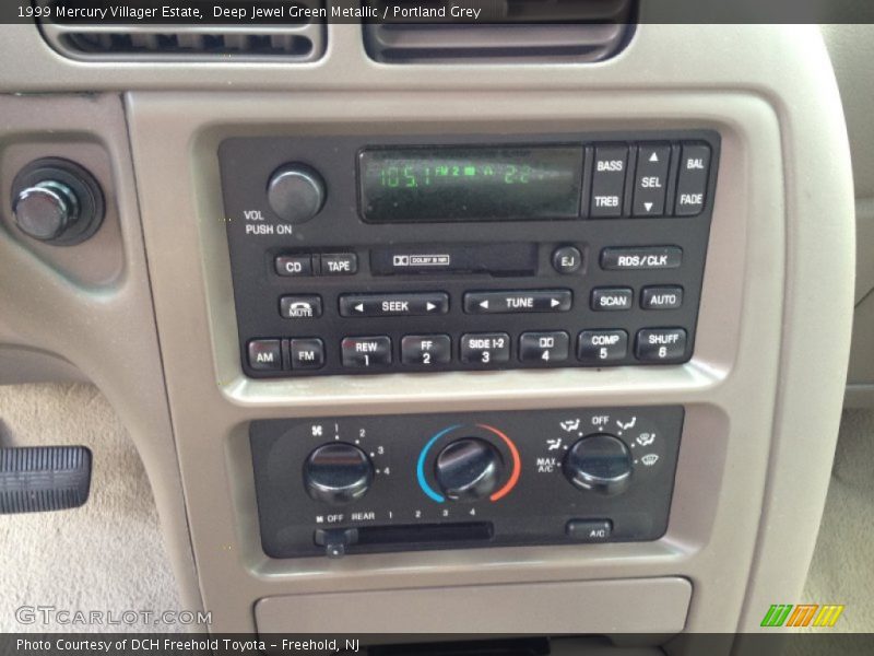 Deep Jewel Green Metallic / Portland Grey 1999 Mercury Villager Estate