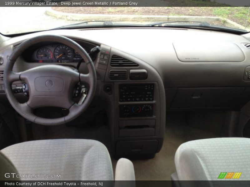 Deep Jewel Green Metallic / Portland Grey 1999 Mercury Villager Estate