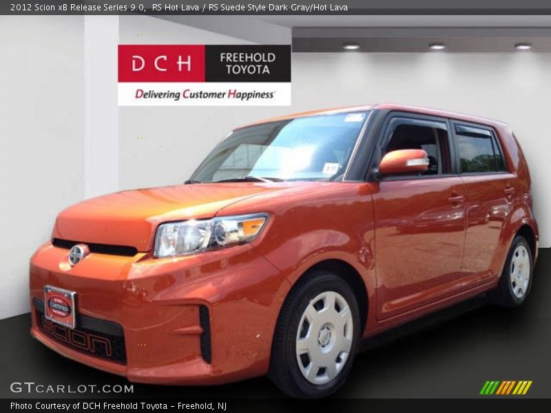 RS Hot Lava / RS Suede Style Dark Gray/Hot Lava 2012 Scion xB Release Series 9.0