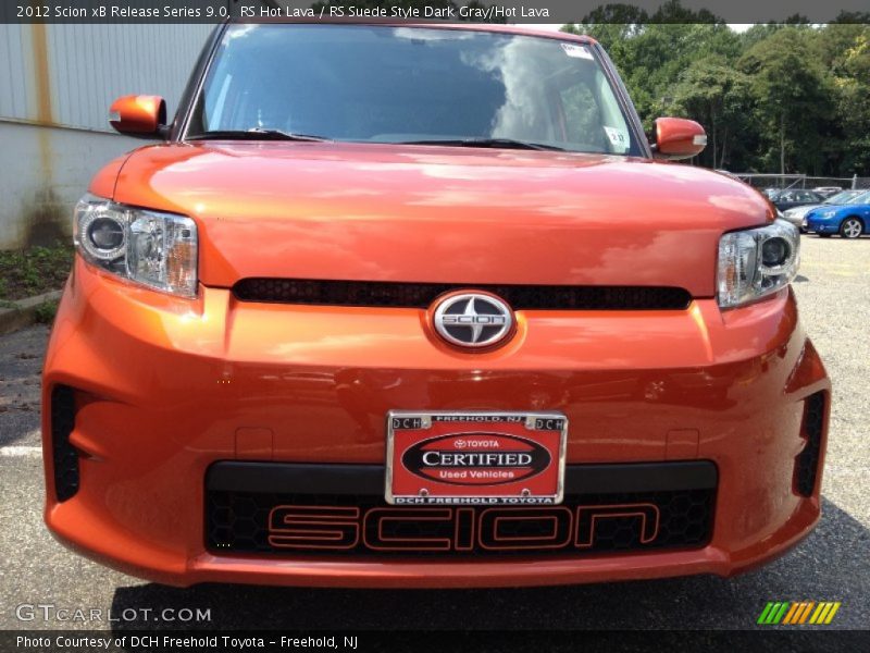 RS Hot Lava / RS Suede Style Dark Gray/Hot Lava 2012 Scion xB Release Series 9.0