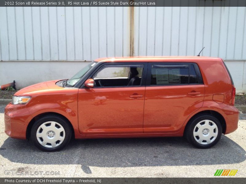 RS Hot Lava / RS Suede Style Dark Gray/Hot Lava 2012 Scion xB Release Series 9.0