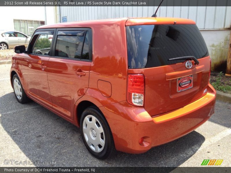 RS Hot Lava / RS Suede Style Dark Gray/Hot Lava 2012 Scion xB Release Series 9.0