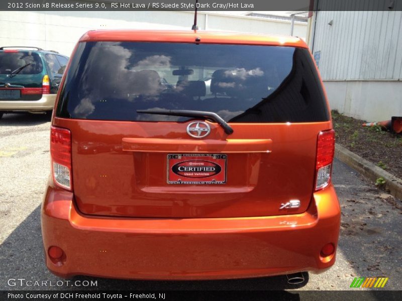 RS Hot Lava / RS Suede Style Dark Gray/Hot Lava 2012 Scion xB Release Series 9.0