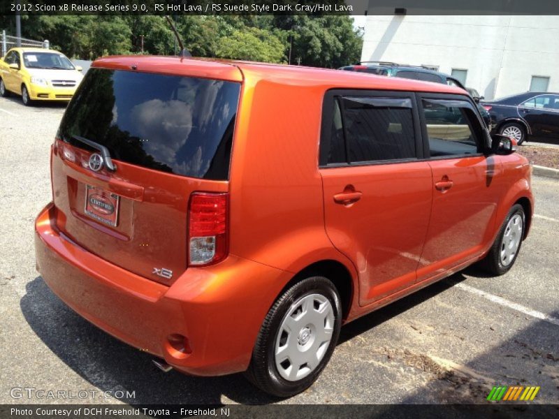 RS Hot Lava / RS Suede Style Dark Gray/Hot Lava 2012 Scion xB Release Series 9.0