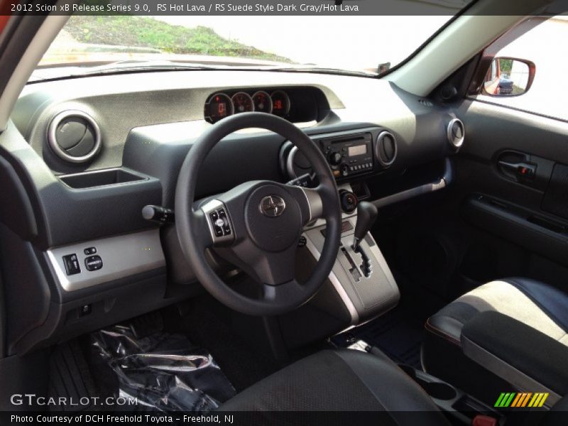 RS Hot Lava / RS Suede Style Dark Gray/Hot Lava 2012 Scion xB Release Series 9.0