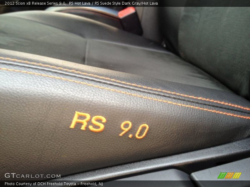 RS Hot Lava / RS Suede Style Dark Gray/Hot Lava 2012 Scion xB Release Series 9.0