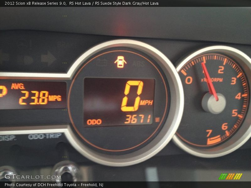 RS Hot Lava / RS Suede Style Dark Gray/Hot Lava 2012 Scion xB Release Series 9.0