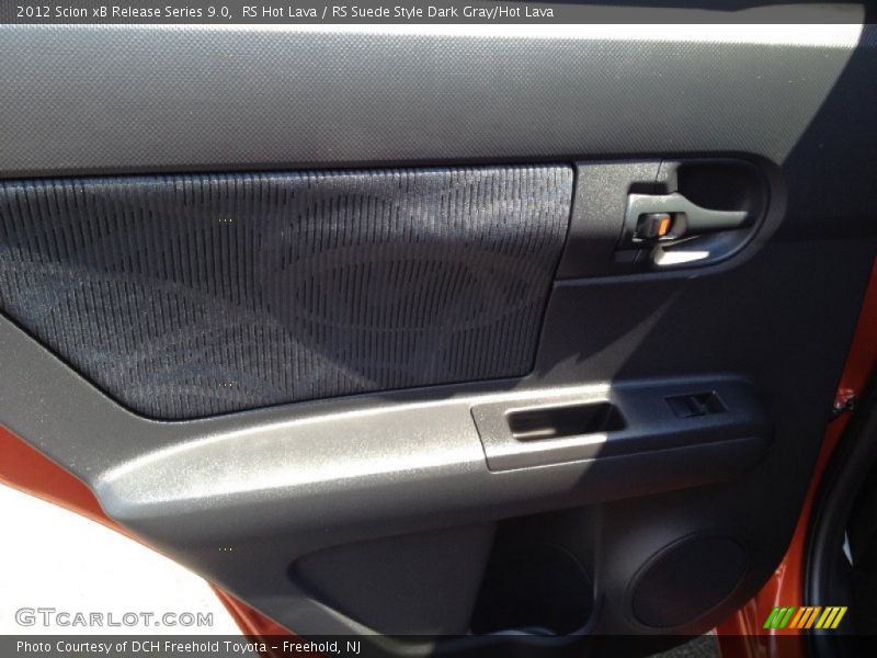 RS Hot Lava / RS Suede Style Dark Gray/Hot Lava 2012 Scion xB Release Series 9.0