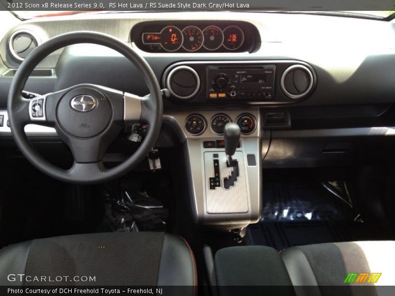 RS Hot Lava / RS Suede Style Dark Gray/Hot Lava 2012 Scion xB Release Series 9.0