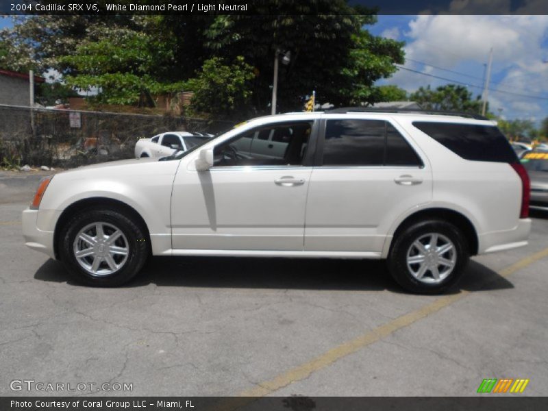 White Diamond Pearl / Light Neutral 2004 Cadillac SRX V6