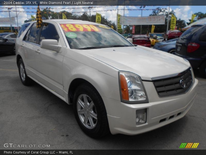 White Diamond Pearl / Light Neutral 2004 Cadillac SRX V6
