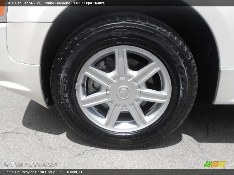 White Diamond Pearl / Light Neutral 2004 Cadillac SRX V6