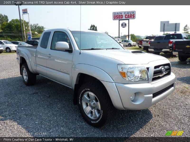 Silver Streak Mica / Graphite Gray 2005 Toyota Tacoma V6 TRD Sport Access Cab 4x4