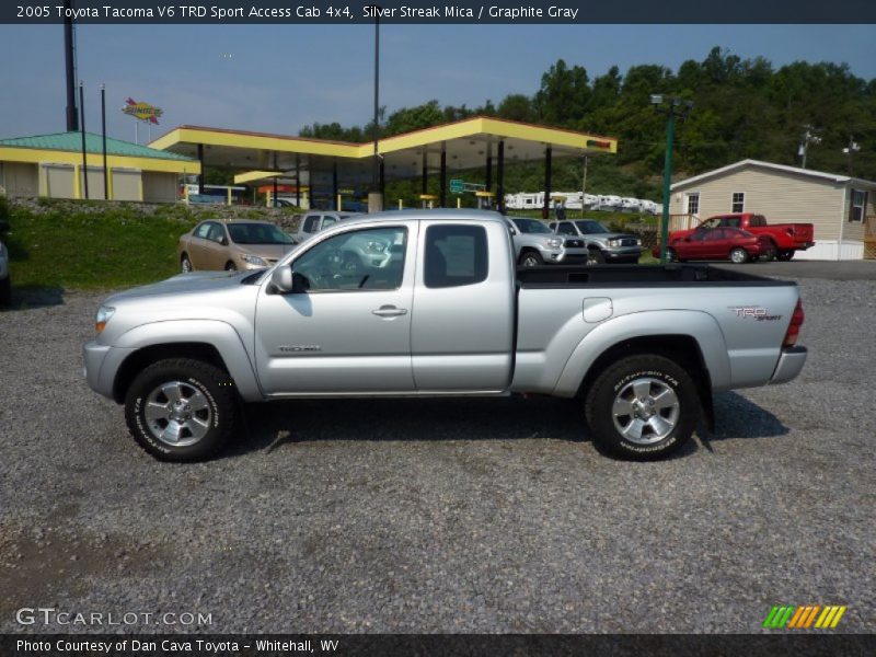 Silver Streak Mica / Graphite Gray 2005 Toyota Tacoma V6 TRD Sport Access Cab 4x4