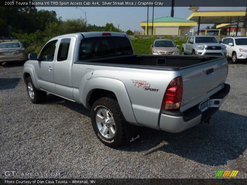 Silver Streak Mica / Graphite Gray 2005 Toyota Tacoma V6 TRD Sport Access Cab 4x4