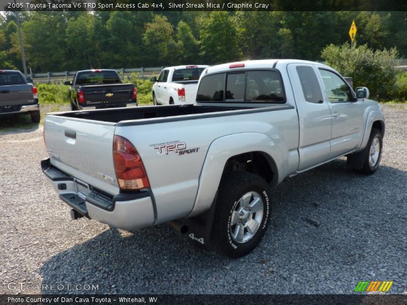 Silver Streak Mica / Graphite Gray 2005 Toyota Tacoma V6 TRD Sport Access Cab 4x4