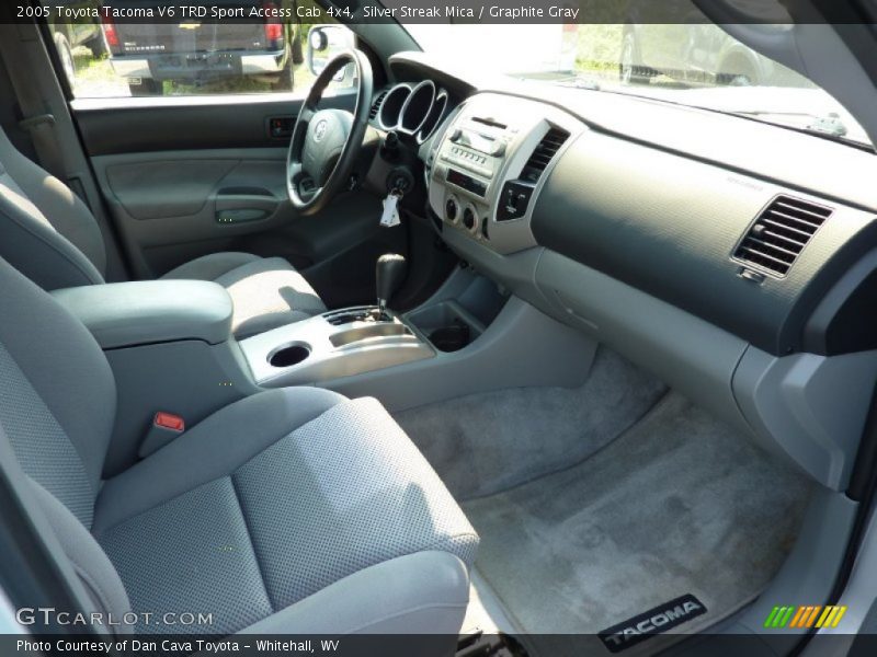 Silver Streak Mica / Graphite Gray 2005 Toyota Tacoma V6 TRD Sport Access Cab 4x4
