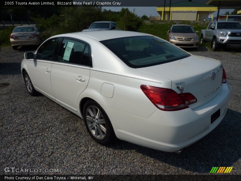 Blizzard White Pearl / Graphite Gray 2005 Toyota Avalon Limited