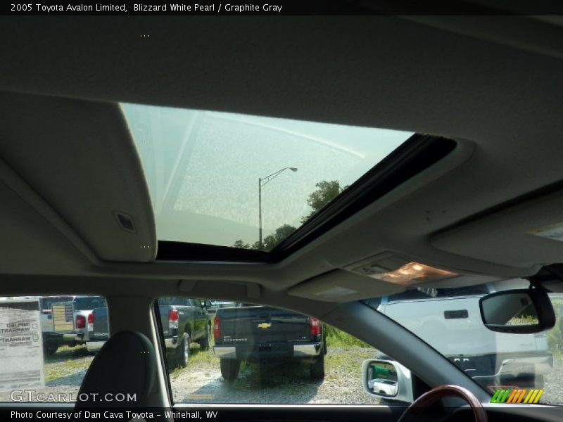 Blizzard White Pearl / Graphite Gray 2005 Toyota Avalon Limited