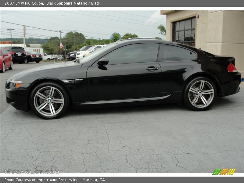  2007 M6 Coupe Black Sapphire Metallic