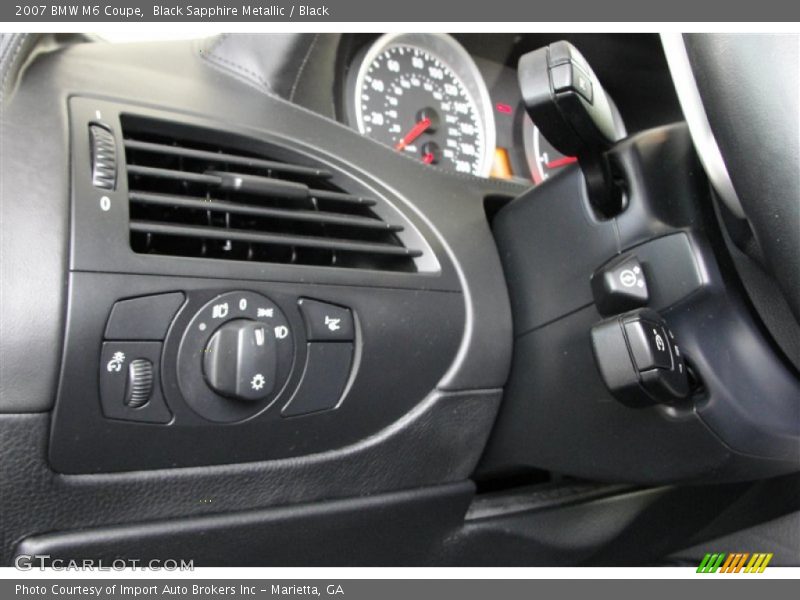 Controls of 2007 M6 Coupe