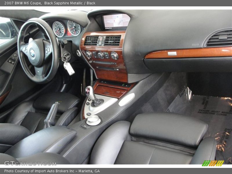 Black Sapphire Metallic / Black 2007 BMW M6 Coupe