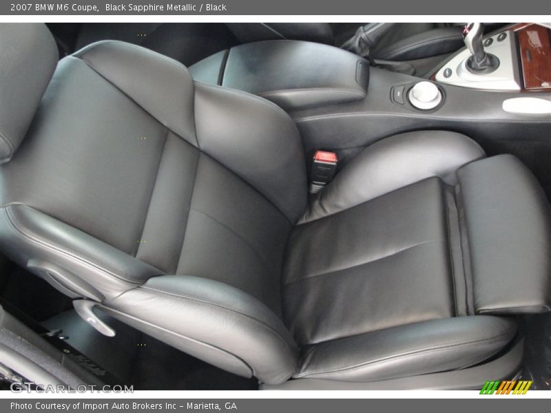 Black Sapphire Metallic / Black 2007 BMW M6 Coupe