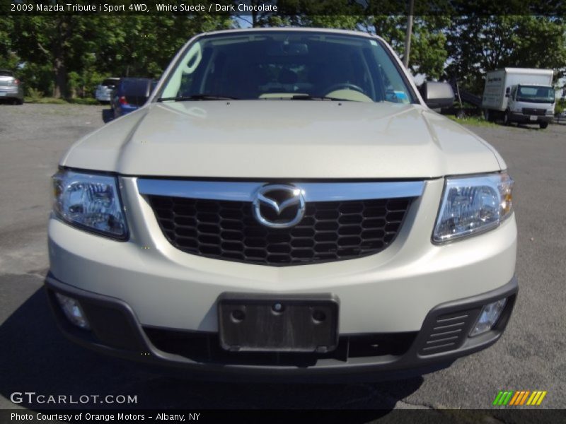 White Suede / Dark Chocolate 2009 Mazda Tribute i Sport 4WD