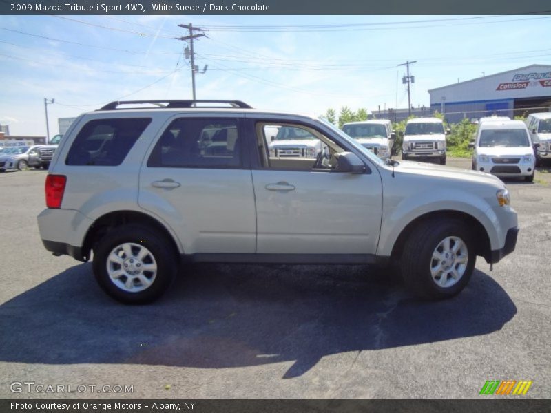 White Suede / Dark Chocolate 2009 Mazda Tribute i Sport 4WD