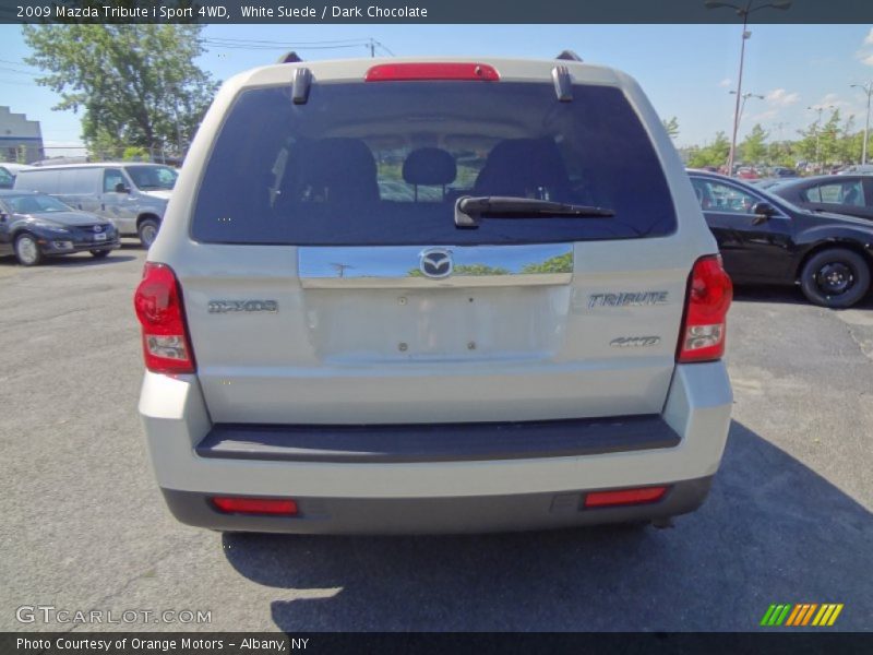 White Suede / Dark Chocolate 2009 Mazda Tribute i Sport 4WD