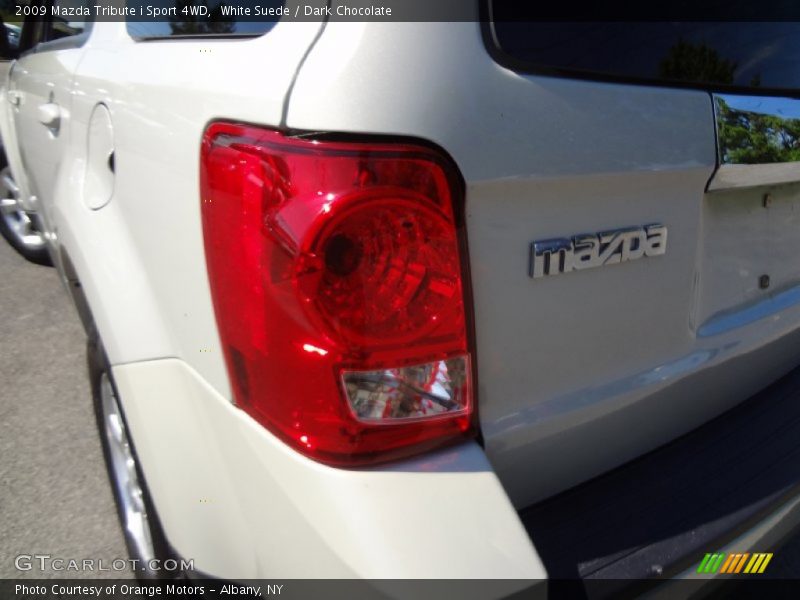 White Suede / Dark Chocolate 2009 Mazda Tribute i Sport 4WD