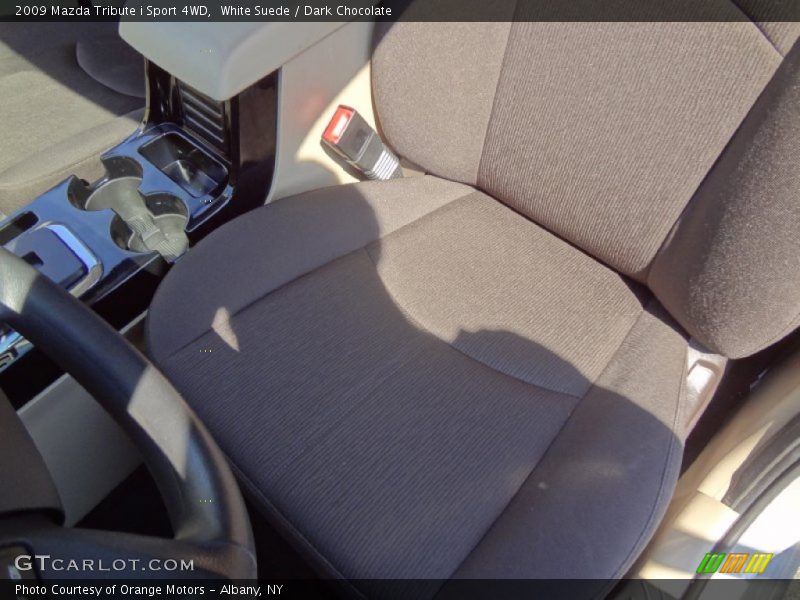 White Suede / Dark Chocolate 2009 Mazda Tribute i Sport 4WD
