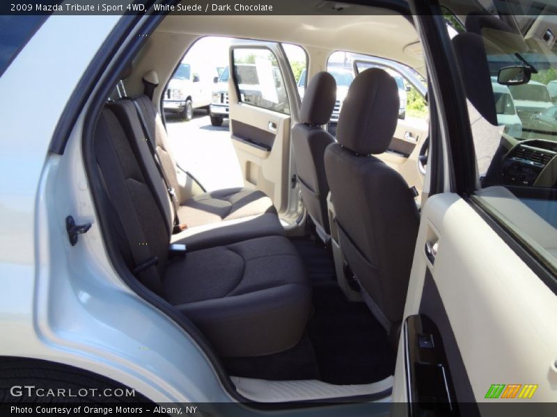White Suede / Dark Chocolate 2009 Mazda Tribute i Sport 4WD
